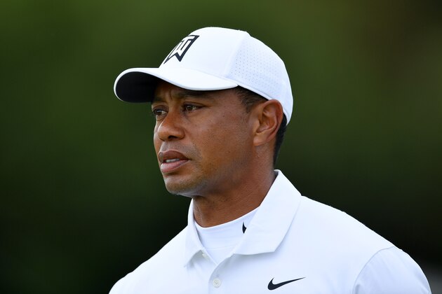 PORTRUSH, NORTHERN IRELAND - JULY 19: Tiger Woods of the United States looks on during the second round of the 148th Open Championship held on the Dunluce Links at Royal Portrush Golf Club on July 19, 2019 in Portrush, United Kingdom. (Photo by Stuart Franklin/Getty Images)