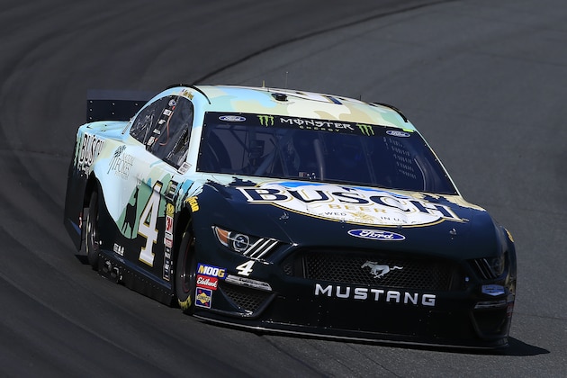 LOUDON, NEW HAMPSHIRE - JULY 19: Kevin Harvick, driver of the #4 Busch Beer/National Forest Foundation Ford, practices for the Monster Energy NASCAR Cup Series Foxwoods Resort Casino 301 at New Hampshire Motor Speedway on July 19, 2019 in Loudon, New Hampshire. (Photo by Chris Trotman/Getty Images)