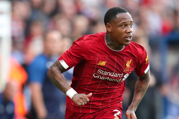 BIRKENHEAD, ENGLAND - JULY 11: Nathaniel Clyne of Liverpool during the Pre-Season Friendly match between Tranmere Rovers and Liverpool at Prenton Park on July 11, 2019 in Birkenhead, England. (Photo by James Williamson - AMA/Getty Images)