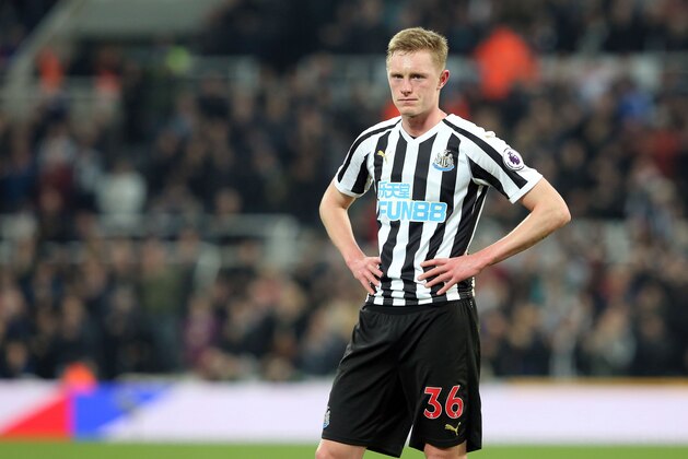 NEWCASTLE UPON TYNE, ENGLAND - FEBRUARY 26: Sean Longstaff of Newcastle looks on during the Premier League match between Newcastle United and Burnley FC at St. James Park on February 26, 2019 in Newcastle upon Tyne, United Kingdom. (Photo by Ian Horrocks/Getty Images)