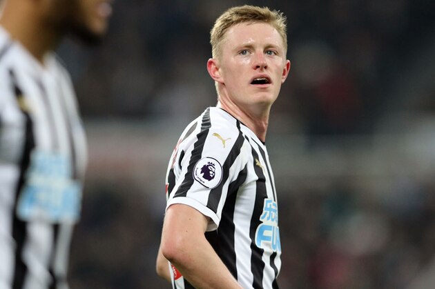 NEWCASTLE UPON TYNE, ENGLAND - FEBRUARY 26: Sean Longstaff of Newcastle looks on during the Premier League match between Newcastle United and Burnley FC at St. James Park on February 26, 2019 in Newcastle upon Tyne, United Kingdom. (Photo by Ian Horrocks/Getty Images)