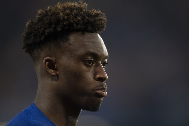 LONDON, ENGLAND - APRIL 22: Callum Hudson-Odoi of Chelsea during the Premier League match between Chelsea FC and Burnley FC at Stamford Bridge on April 22, 2019 in London, United Kingdom. (Photo by Visionhaus/Getty Images)