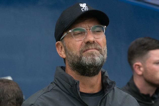 EDINBURGH, SCOTLAND - JULY 28: 
Liverpool's German manager, Jürgen Klopp, before the start of the Pre-Season Friendly match between Liverpool FC and SSC Napoli at Murrayfield on July 28, 2019 in Edinburgh, Scotland. (Photo by MB Media/Getty Images)