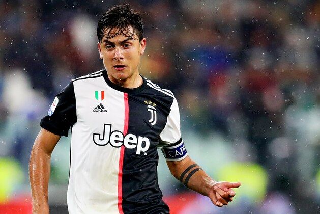 TURIN, ITALY - MAY 19: Paulo Dybala of Juventus in action during the Serie A match between Juventus and Atalanta BC at Allianz Stadium on May 19, 2019 in Turin, Italy. (Photo by Chris Brunskill/Fantasista/Getty Images)