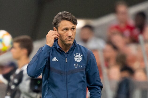 MUNICH, GERMANY - JULY 29: Head coach Nico Kovac of FC Bayern Muenchen looks on during the Audi cup 2019 semi final match between FC Bayern Muenchen and Fenerbahce at Allianz Arena on July 29, 2019 in Munich, Germany. (Photo by TF-Images/Getty Images)