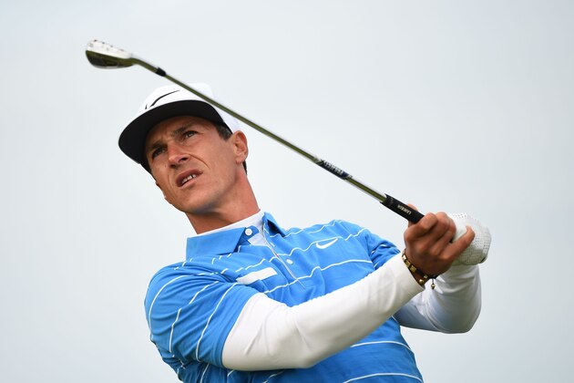 Denmark's Thorbjorn Olesen tees off from the third hole during the second round of the British Open golf Championships at Royal Portrush golf club in Northern Ireland on July 19, 2019. (Photo by ANDY BUCHANAN / AFP) / RESTRICTED TO EDITORIAL USE        (Photo credit should read ANDY BUCHANAN/AFP/Getty Images)