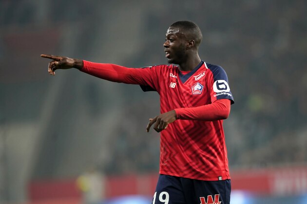 LILLE, FRANCE - MARCH 15: Lille's Nicolas Pepe reacts during the French Ligue 1 match between Lille OSC (LOSC) and AS Monaco (ASM) at Stade Pierre Mauroy on March 15, 2019 in Lille, France. (Photo by Sylvain Lefevre/Getty Images)