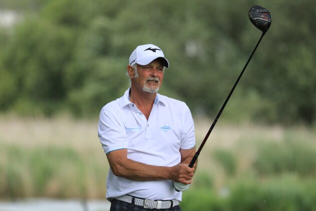 ANZIN-SAINT-AUBIN, FRANCE - JUNE 07: Gordon Brand Jnr of Scotland in action during round one of the Open Senior Hauts de France by Jean Van de Velde played at Arras Golf Resort on June 07, 2019 in Anzin-Saint-Aubin, France. (Photo by Phil Inglis/Getty Images)