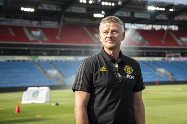 OSLO, NORWAY - JULY 29:  Manchester United Manager Ole Gunnar Solskjaer poses for a portrait during a Manchester United training session at Ullevaal Stadion on July 29, 2019 in Oslo, Norway. (Photo by David Lidstrom/Getty Images)