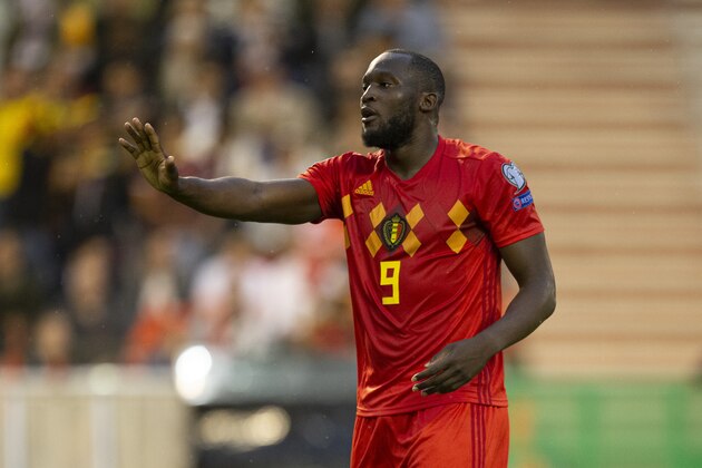 BRUSSELS, BELGIUM - JUNE 11: Romelu Lukaku of Belgium celebrates after scoring a goal during the 2020 UEFA European Championships group I qualifying match between Belgium and Scotland at King Baudouin Stadium on June 11, 2019 in Brussels, Belgium. (Photo by Frank Abbeloos/Isosport/MB Media/Getty Images)