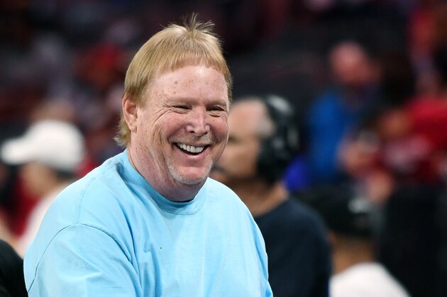 LAS VEGAS, NEVADA - JULY 21:  Oakland Raiders owner and managing general partner Mark Davis attends a game between the Minnesota Lynx and the Las Vegas Aces at the Mandalay Bay Events Center on July 21, 2019 in Las Vegas, Nevada. The Aces defeated the Lynx 79-74. NOTE TO USER: User expressly acknowledges and agrees that, by downloading and or using this photograph, User is consenting to the terms and conditions of the Getty Images License Agreement.  (Photo by Ethan Miller/Getty Images)