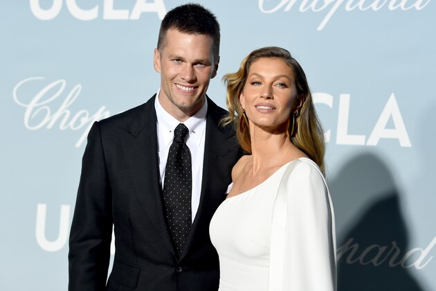 LOS ANGELES, CALIFORNIA - FEBRUARY 21: (L-R) Tom Brady and Gisele Bündchen attends the 2019 Hollywood For Science Gala at Private Residence on February 21, 2019 in Los Angeles, California. (Photo by Kevin Winter/Getty Images)