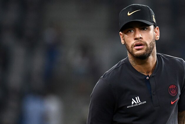 Paris Saint-Germain's Brazilian forward Neymar reacts at the end of the French Trophy of Champions football match between Paris Saint-Germain (PSG) and Rennes (SRFC) at the Shenzhen Universiade stadium in Shenzhen on August 3, 2019. (Photo by FRANCK FIFE / AFP)        (Photo credit should read FRANCK FIFE/AFP/Getty Images)