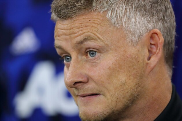CARDIFF, WALES - AUGUST 03: Ole Gunnar Solskjaer the head coach / manager of Manchester United during the 2019 International Champions Cup match between Manchester United and AC Milan at Principality Stadium on August 3, 2019 in Cardiff, Wales. (Photo by Matthew Ashton - AMA/Getty Images)