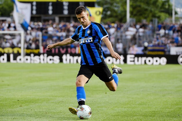 , SWITZERLAND - JULY 14: Ivan Perisic of Inter Milan  during the    match between FC Lugano v Inter Milan at the Lugano on July 14, 2019 (Photo by Mattia Ozbot/Soccrates/Getty Images)