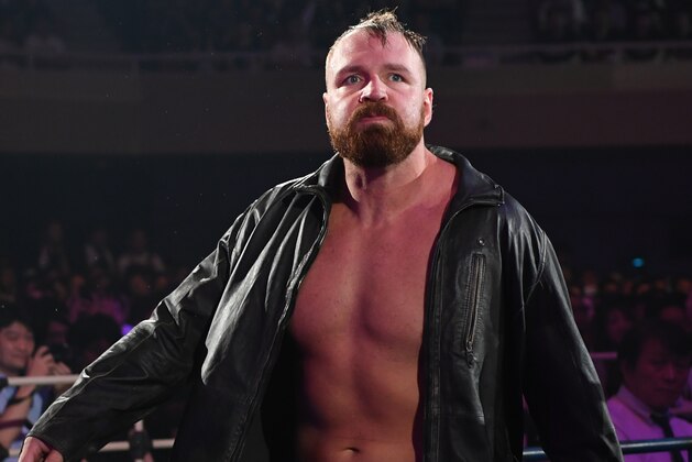 TOKYO, JAPAN - AUGUST 11:  Jon Moxley enters the ring during the New Japan Pro-Wrestling G1 Climax 29 at Nippon Budokan on August 11, 2019 in Tokyo, Japan. (Photo by Etsuo Hara/Getty Images)