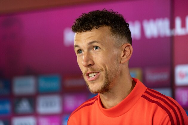 Bayern Munich's new recruit, Croatian midfielder Ivan Perisic, attends a press conference during his presentation at Bayern Munich's headquarters in Munich, southern Germany, on August 14, 2019. - Bayern Munich have signed Inter Milan and Croatia winger Ivan Perisic on a one-year loan deal. (Photo by Daniel Kopatsch / POOL / AFP)        (Photo credit should read DANIEL KOPATSCH/AFP/Getty Images)