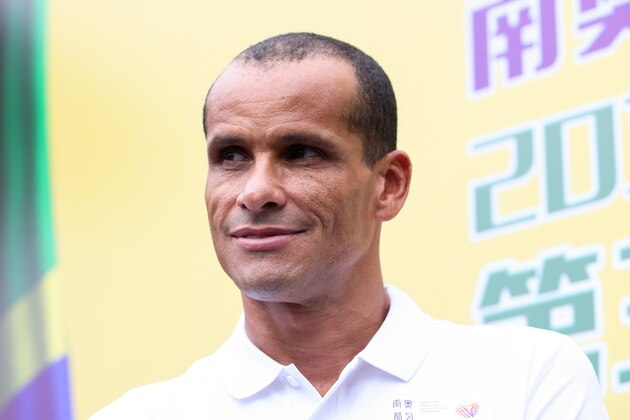 GUANGZHOU, CHINA - JULY 24:  Rivaldo attends Legend Star China Tour on July 24, 2018 in Guangzhou, China.  (Photo by Zhizhao Wu/Getty Images)