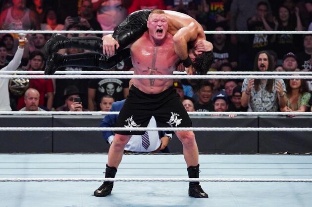 Brock Lesnar vs. Seth Rollins at SummerSlam.