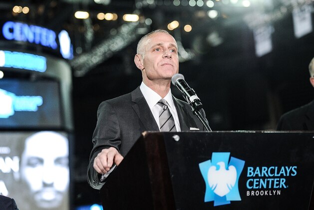 NEW YORK, NY - JANUARY 18:  Brett Yormark, CEO of Brooklyn Sports & Entertianment, attends a press conference to promote the fight between WBC welterweight champion Danny Garcia vs WBA welterweight champion Keith Thurman at Barclays Center on January 18, 2017 in New York City.  (Photo by Daniel Zuchnik/Getty Images)