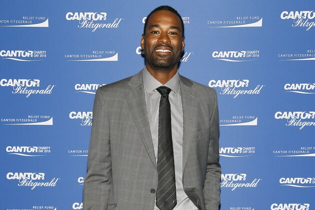 NEW YORK, NY - SEPTEMBER 11: Calvin Johnson attends the Annual Charity Day hosted by Cantor Fitzgerald, BGC and GFI at Cantor Fitzgerald on September 11, 2018 in New York City.  (Photo by Paul Morigi/Getty Images for Cantor Fitzgerald)