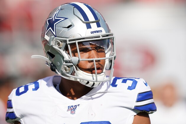 SANTA CLARA, CA - AUGUST 10:  Tony Pollard #36 of the Dallas Cowboys warms up during pregame warm ups prior to the start of an NFL preseason football game against the San Francisco 49ers at Levi's Stadium on August 10, 2019 in Santa Clara, California.  (Photo by Thearon W. Henderson/Getty Images)