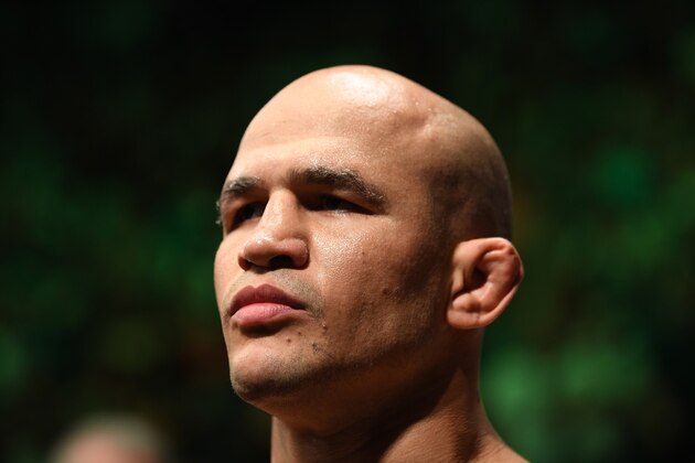 MINNEAPOLIS, MN - JUNE 29:  Junior Dos Santos of Brazil walks out towards the Octagon prior to facing Francis Ngannou of Cameroon in their heavyweight bout during the UFC Fight Night event at the Target Center on June 29, 2019 in Minneapolis, Minnesota. (Photo by Josh Hedges/Zuffa LLC/Zuffa LLC via Getty Images)