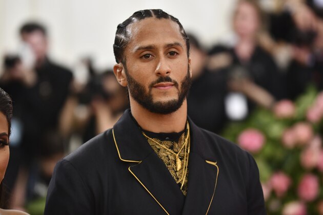 Colin Kaepernick attends The Metropolitan Museum of Art's Costume Institute benefit gala celebrating the opening of the
