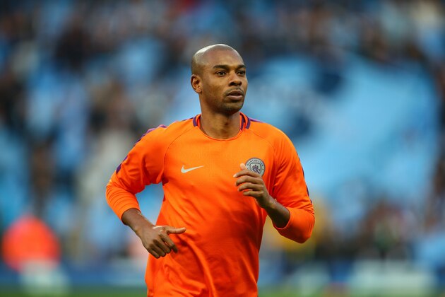 MANCHESTER, ENGLAND - APRIL 17:  Fernandinho of Manchester City during the UEFA Champions League Quarter Final second leg match between Manchester City and Tottenham Hotspur at at Etihad Stadium on April 17, 2019 in Manchester, England. (Photo by Robbie Jay Barratt - AMA/Getty Images)