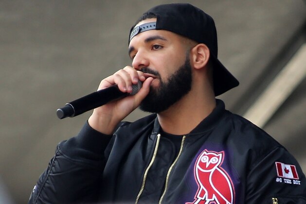 TORONTO, ON - JUNE 17: Rapper and Toronto Raptors Global Ambassador, Drake, speaks during the Toronto Raptors Championship victory parade & rally on June 17, 2019 in Toronto, Canada. (Photo by Isaiah Trickey/Getty Images )