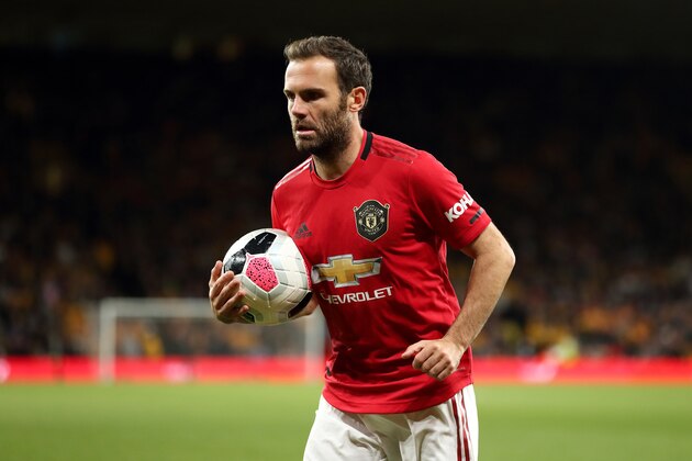 WOLVERHAMPTON, ENGLAND - AUGUST 19: Juan Mata of Manchester United during the Premier League match between Wolverhampton Wanderers and Manchester United at Molineux on August 19, 2019 in Wolverhampton, United Kingdom. (Photo by James Williamson - AMA/Getty Images)