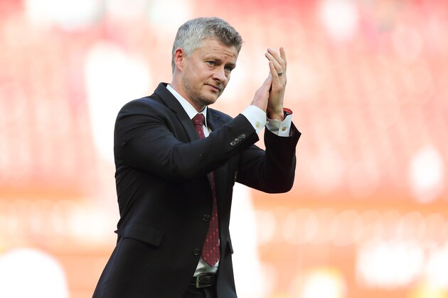 MANCHESTER, ENGLAND - AUGUST 24: A dejected Ole Gunnar Solskjaer the head coach / maanager of Manchester United during the Premier League match between Manchester United and Crystal Palace at Old Trafford on August 24, 2019 in Manchester, United Kingdom. (Photo by Matthew Ashton - AMA/Getty Images)