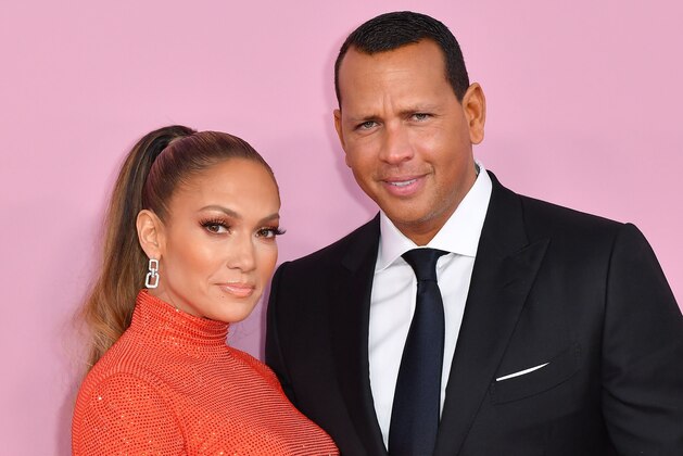 CFDA Fashion Icon Award recipient US singer Jennifer Lopez and fiance former baseball pro Alex Rodriguez arrive for the 2019 CFDA fashion awards at the Brooklyn Museum in New York City on June 3, 2019. (Photo by ANGELA WEISS / AFP)        (Photo credit should read ANGELA WEISS/AFP/Getty Images)