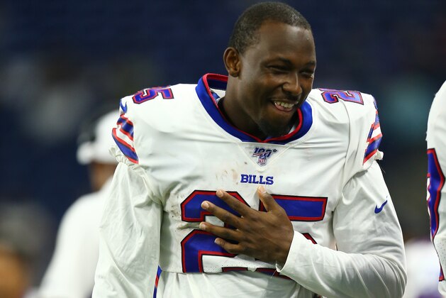 DETROIT, MI - AUGUST 23: LeSean McCoy #25 of the Buffalo Bills during the preseason game against the Detroit Lions at Ford Field on August 23, 2019 in Detroit, Michigan. (Photo by Rey Del Rio/Getty Images) DETROIT, MI - AUGUST 23: LeSean McCoy #25 of the Buffalo Bills during the preseason game against the Detroit Lions at Ford Field on August 23, 2019 in Detroit, Michigan. (Photo by Rey Del Rio/Getty Images)