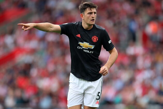 SOUTHAMPTON, ENGLAND - AUGUST 31: Harry Maguire of Manchester United during the Premier League match between Southampton FC and Manchester United at St Mary's Stadium on August 31, 2019 in Southampton, United Kingdom. (Photo by Catherine Ivill/Getty Images)