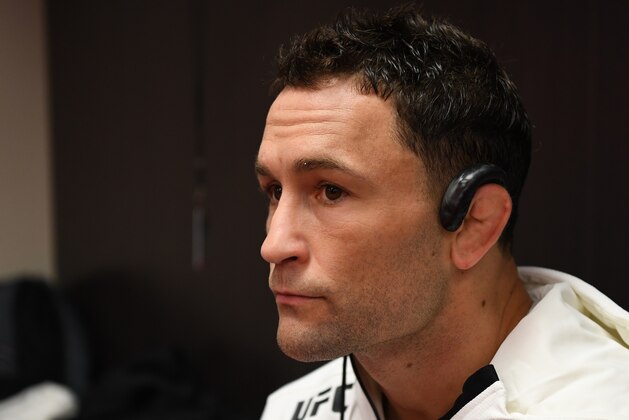EDMONTON, ALBERTA - JULY 27:   Frankie Edgar prepares to fight Max Holloway in their UFC featherweight championship bout during the UFC 240 event at Rogers Place on July 27, 2019 in Edmonton, Alberta, Canada. (Photo by Mike Roach/Zuffa LLC/Zuffa LLC)