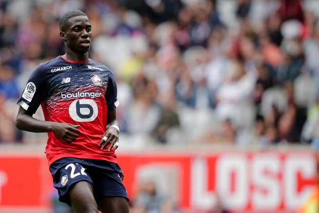 LILLE, FRANCE - AUGUST 11: Timothy Weah of Lille during the French League 1  match between Lille v Nantes at the Stade Pierre Mauroy on August 11, 2019 in Lille France (Photo by Erwin Spek/Soccrates/Getty Images)