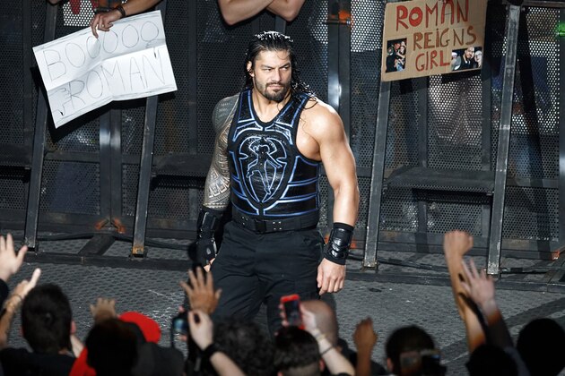 PARIS, FRANCE - MAY 19:  Roman Reigns attends WWE Live AccorHotels Arena Popb Paris Bercy on May 19, 2018 in Paris, France.  (Photo by Sylvain Lefevre/Getty Images)