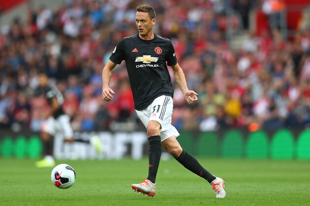 SOUTHAMPTON, ENGLAND - AUGUST 31: Nemanja Matic of Manchester United in action during the Premier League match between Southampton FC and Manchester United at St Mary's Stadium on August 31, 2019 in Southampton, United Kingdom. (Photo by Steve Bardens/Getty Images)