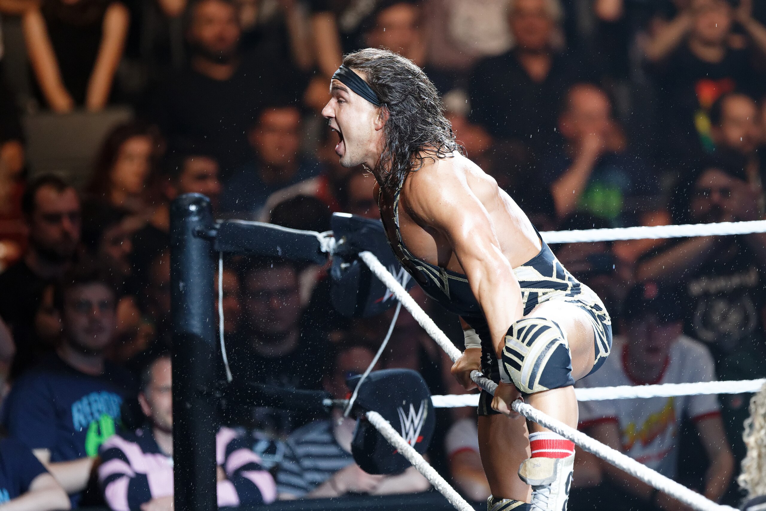 PARIS, FRANCE - MAY 19:  Chad Gable attends WWE Live AccorHotels Arena Popb Paris Bercy on May 19, 2018 in Paris, France.  (Photo by Sylvain Lefevre/Getty Images)