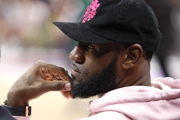 LOS ANGELES, CALIFORNIA - SEPTEMBER 01: LeBron James attends the BIG3 Championship at Staples Center on September 01, 2019 in Los Angeles, California. (Photo by Meg Oliphant/BIG3 via Getty Images)