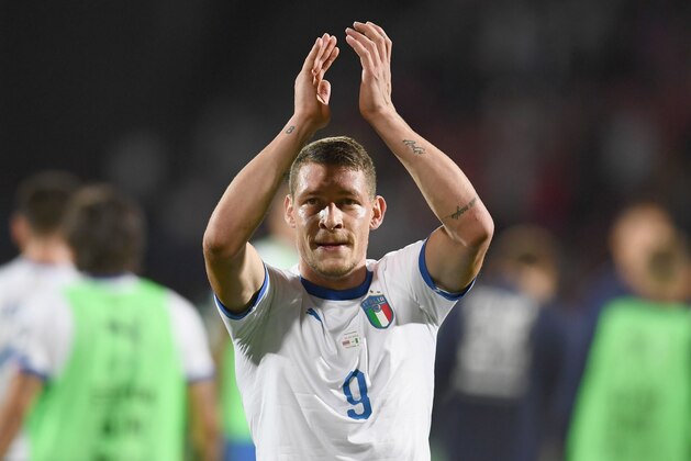 YEREVAN, ARMENIA - SEPTEMBER 05:  Andrea Belotti of Italy celebrates the victory  and applauds supporters at the end of the UEFA Euro 2020 qualifier between Armenia and Italy at Republican Stadium after Vazgen Sargsyan on September 5, 2019 in Yerevan, Armenia.  (Photo by Claudio Villa/Getty Images)