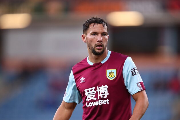 BURNLEY, ENGLAND - AUGUST 28: Danny Drinkwater of Burnley during the Carabao Cup Second Round fixture between Burnley and Sunderland at Turf Moor on August 28, 2019 in Burnley, England. (Photo by Robbie Jay Barratt - AMA/Getty Images)