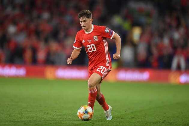 CARDIFF, WALES - SEPTEMBER 06: Daniel James of Wales during the UEFA Euro 2020 qualifier between Wales and Azerbaijan at Cardiff City Stadium on September 06, 2019 in Cardiff, Wales. (Photo by Harry Trump/Getty Images)