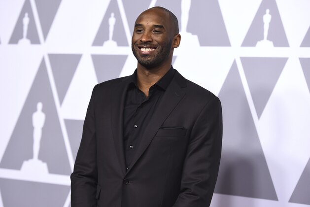 Kobe Bryant arrives at the 90th Academy Awards Nominees Luncheon at The Beverly Hilton hotel on Monday, Feb. 5, 2018, in Beverly Hills, Calif. (Photo by Jordan Strauss/Invision/AP)