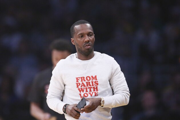 LOS ANGELES, CA - MARCH 29: Sports Agent Rich Paul is seen during the game between the Los Angeles Lakers and the Charlotte Hornets on March 29, 2019 at STAPLES Center in Los Angeles, California. NOTE TO USER: User expressly acknowledges and agrees that, by downloading and/or using this Photograph, user is consenting to the terms and conditions of the Getty Images License Agreement. Mandatory Copyright Notice: Copyright 2019 NBAE (Photo by Chris Elise/NBAE via Getty Images)