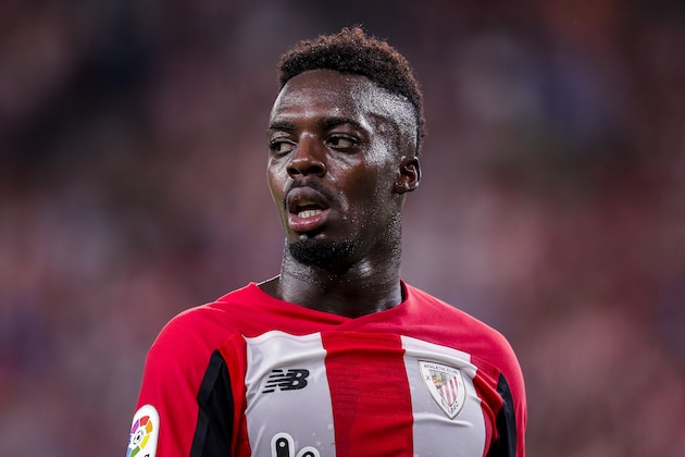 BILBAO, SPAIN - AUGUST 30: Inaki Williams of Athletic Bilbao during the La Liga Santander  match between Athletic Bilbao v Real Sociedad at the Estadio San Mames on August 30, 2019 in Bilbao Spain (Photo by David S. Bustamante/Soccrates/Getty Images)