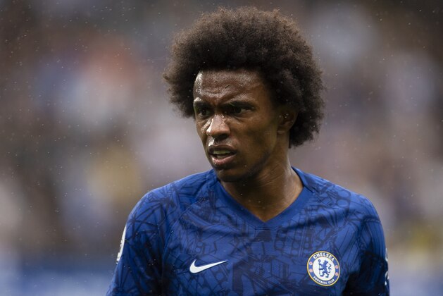 LONDON, ENGLAND - AUGUST 31: Willian of Chelsea during the Premier League match between Chelsea FC and Sheffield United at Stamford Bridge on August 31, 2019 in London, United Kingdom. (Photo by Visionhaus)