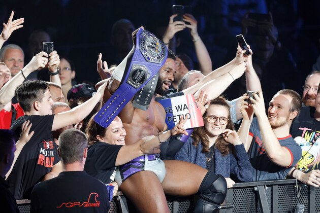 PARIS, FRANCE - MAY 19:  Cedric Alexander attends WWE Live AccorHotels Arena Popb Paris Bercy on May 19, 2018 in Paris, France.  (Photo by Sylvain Lefevre/Getty Images)