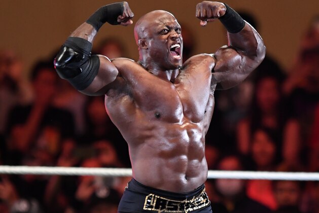 TOKYO,JAPAN - JUNE 29: Bobby Lashley enters the ring during the WWE Live Tokyo at Ryogoku Kokugikan on June 29, 2019 in Tokyo, Japan. (Photo by Etsuo Hara/Getty Images)